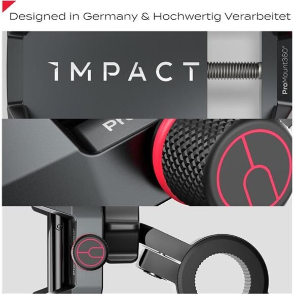 Bicycle Phone Mount - Sturdy [Aluminum] Handlebar Phone Mount - 360° Rotation - Picture 4 of 7